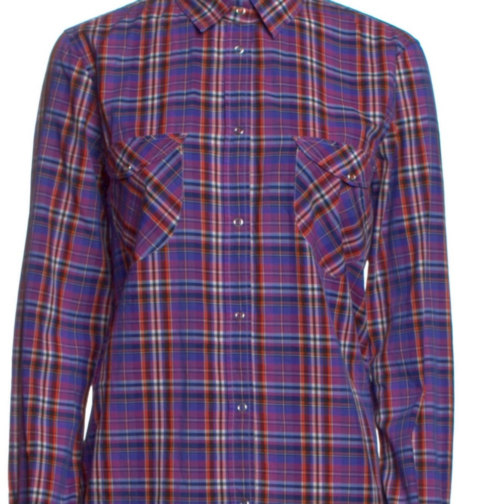 Golden Goose Purple Button Down Top